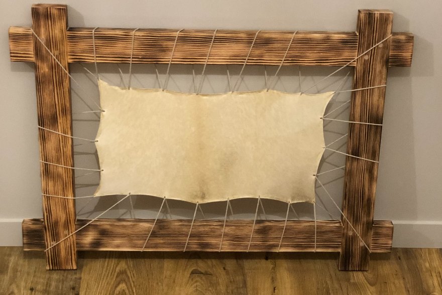 Cadre peau bois prêt à peindre - format rectangle