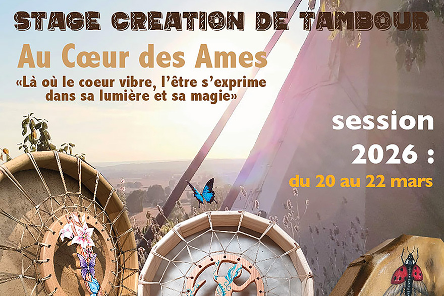 Agenda Stage Fabrication de tambour chamanique